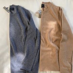 Lot: two 100% cashmere sweaters, JCrew , Large